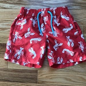 🦞Boys Carter’s Size 2T Lobster Swim Trunks🦞